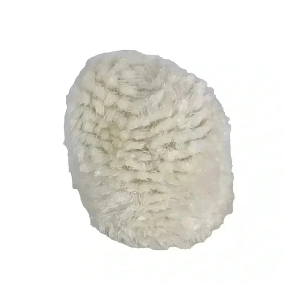 VINTAGE HAT HANSEN FAUX FUR WHITE WINTER MADE IN THE USA ADJUSTABLE CAP - Picture 11 of 16